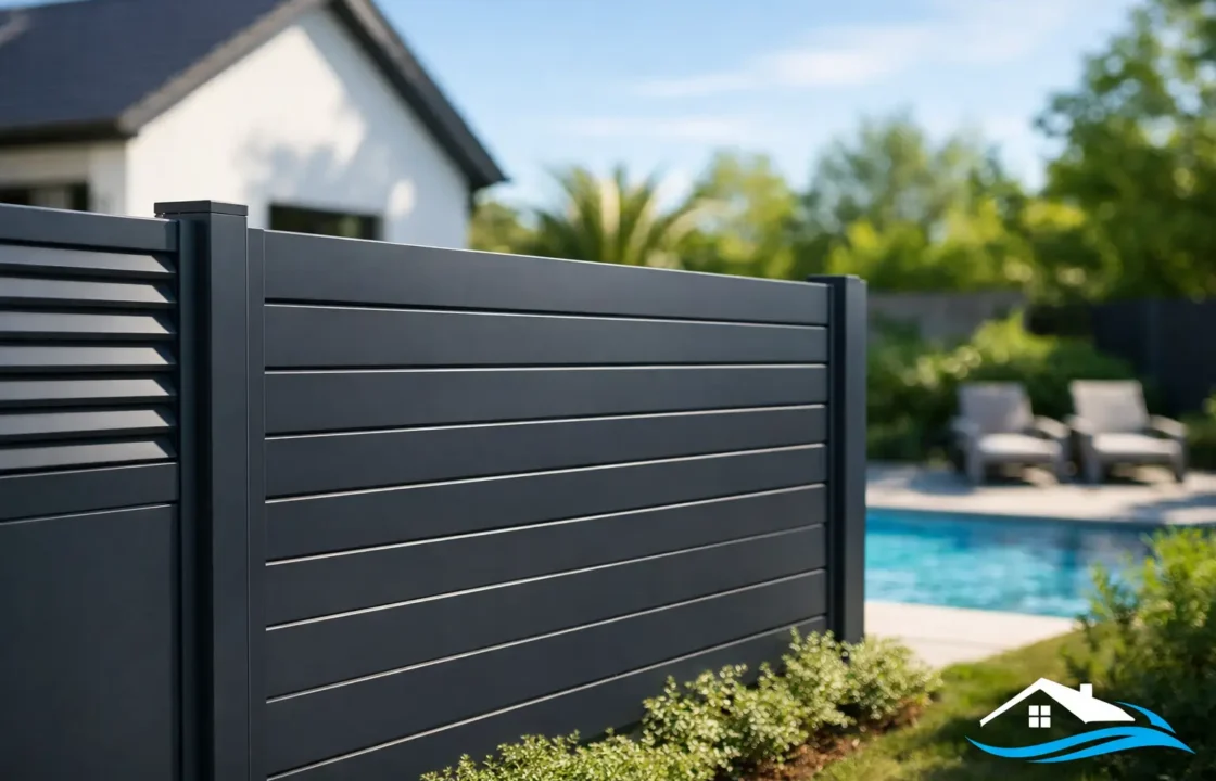 Clôture aluminium moderne - le bon choix ?